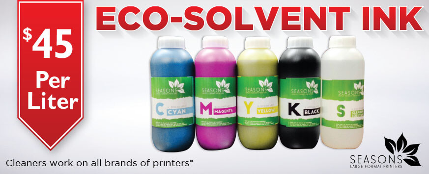 Eco Solvent Ink and Cleaning Solution